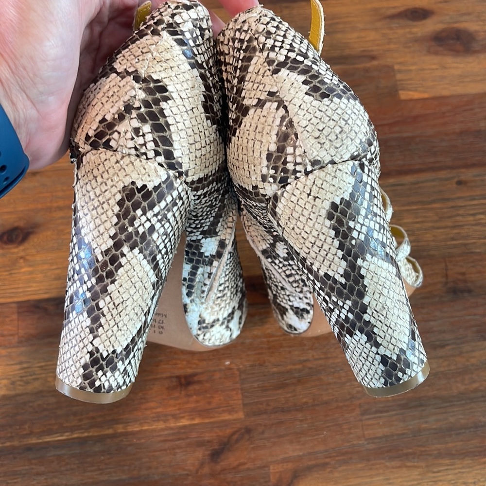 Maison‎ Martin Margiela Python Leather Gladiator … - image 7